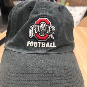 Men's Ohio State Buckeyes All Black Large Fit Baseball Hat